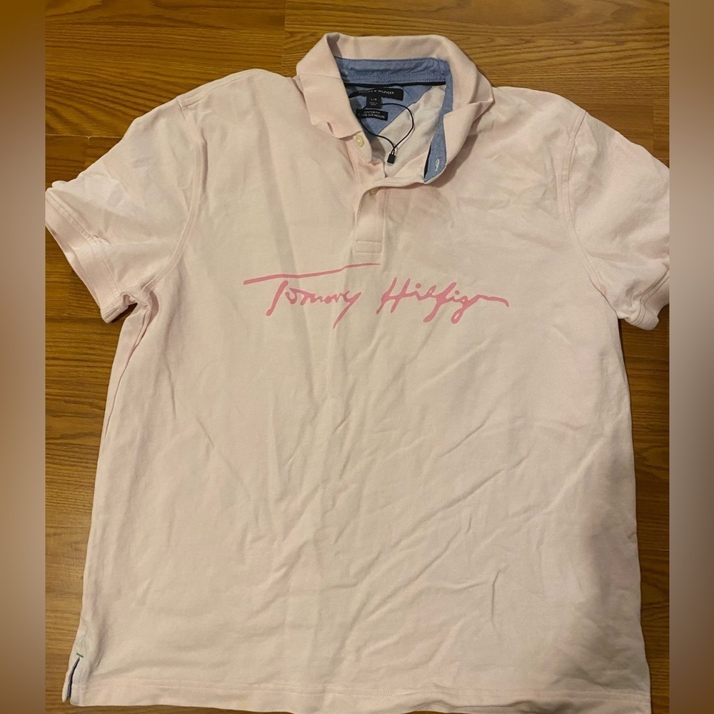 Tommy Hilfiger Polo Shirt size Large ( HE)